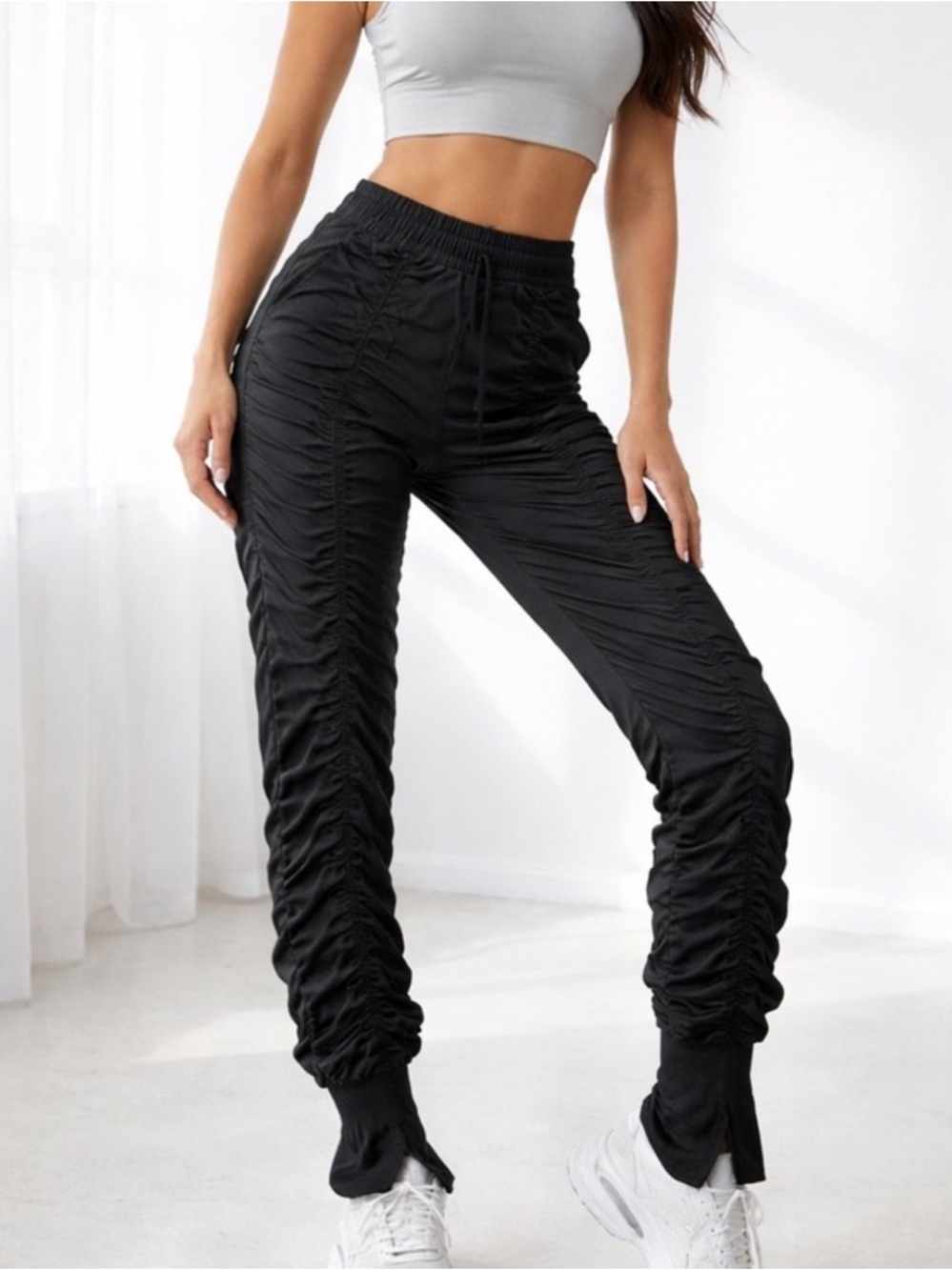 AGOGIE Wearable Resistance Leggings Pant +20 Cross Fit Workout Gym Size Large